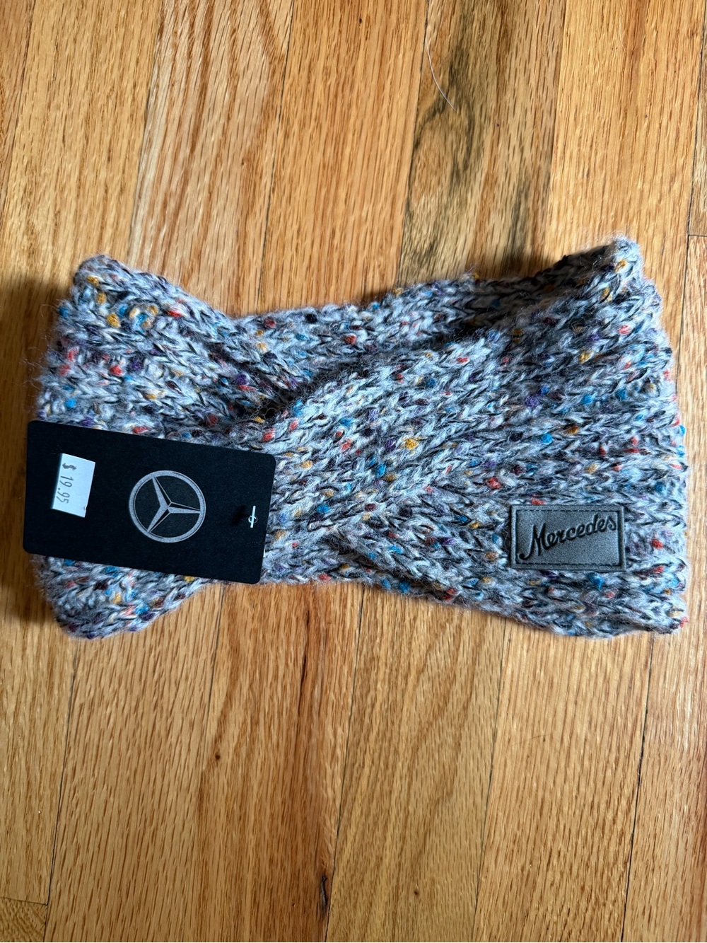 Mercedes Benz Twisted Knit Headband/ Ear Warmer